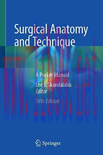 [AME]Surgical Anatomy and Technique: A Pocket Manual (Original PDF)