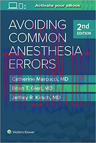 [EPUB]Avoiding Common Anesthesia Errors, 2nd Edition