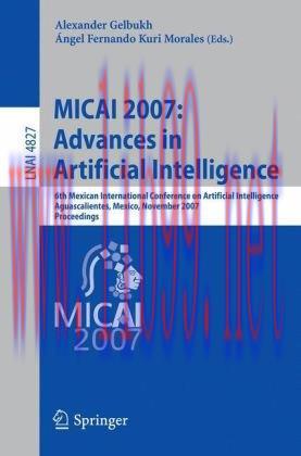 [FOX-Ebook]MICAI 2007: Advances in Artificial Intelligence