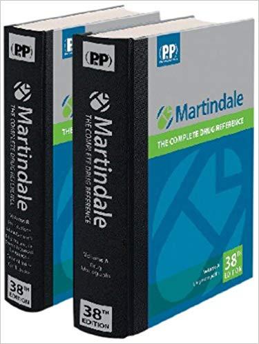 Martindale - The Complete Drug Reference, 38th Edition, 4 Volume Set