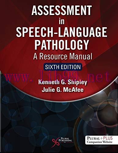 [AME]Assessment in Speech-language Pathology: A Resource Manual, 6th Edition (Original PDF)