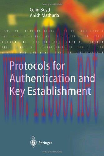[FOX-Ebook]Protocols for Authentication and Key Establishment