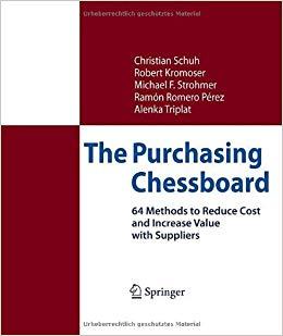 (PDF)The Purchasing Chessboard 64 Methods to Reduce Cost and Increase Value with Suppliers 1st ...