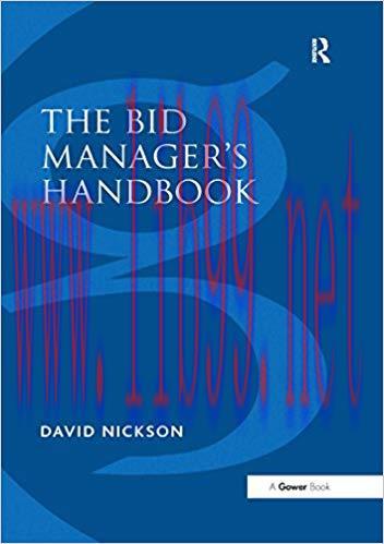 (PDF)The Bid Manager&rsquo;s Handbook 1st Edition