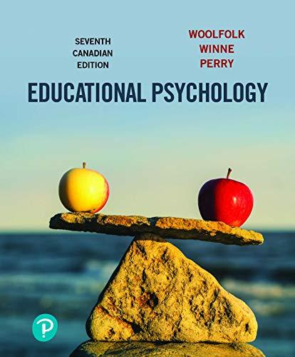 Educational Psychology, 7th Canadian Edition [Anita Woolfolk]