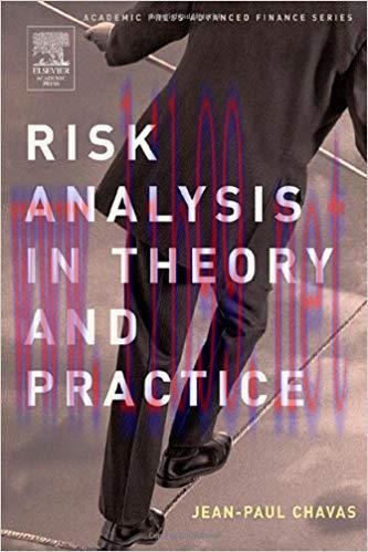 (PDF)Risk Analysis in Theory and Practice (Academic Press Advanced Finance) 1st Edition