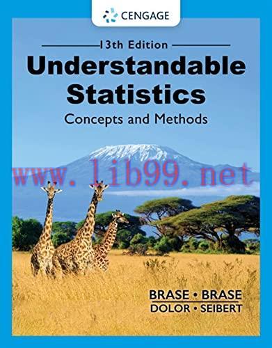 [FOX-Ebook]Understandable statistics: concepts and methods, 13th Edition