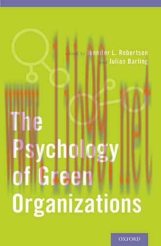 [FOX-Ebook]The Psychology of Green Organizations