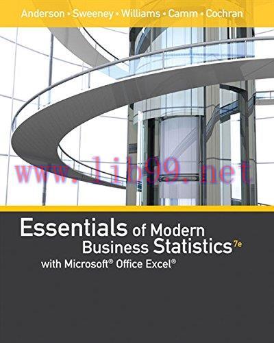[FOX-Ebook]Essentials of Modern Business Statistics with Microsoft Office Excel, 7th Edition