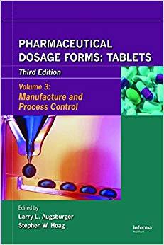 (PDF)Pharmaceutical Dosage Forms &ndash; Tablets Manufacture and Process Control (Pharmaceutical Dosa...
