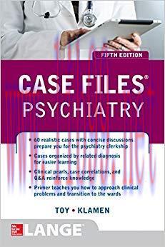 (PDF)Case Files Psychiatry, Fifth Edition (LANGE Case Files) 5th Edition