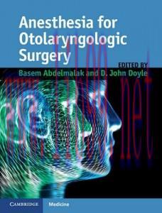 [AME]Anesthesia for Otolaryngologic Surgery