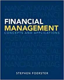 (PPT)Financial Management Concepts and Applications 1e by Stephen Foerster.zip