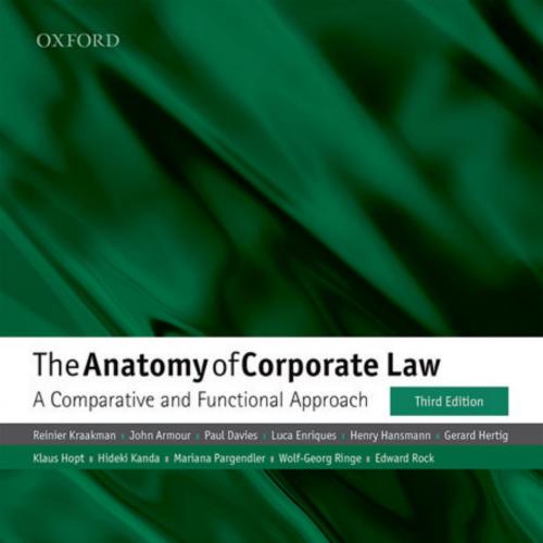 anatomy of corporate law _ A Comparative and Functional Approach, The