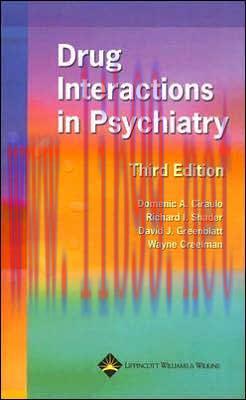 [AME]Drug Interactions in Psychiatry, 3rd Edition