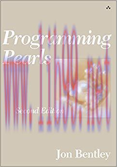 Programming Pearls 2nd Edition,