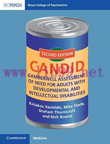 [AME]Camberwell Assessment of Need for Adults with Developmental and Intellectual Disabilities:...