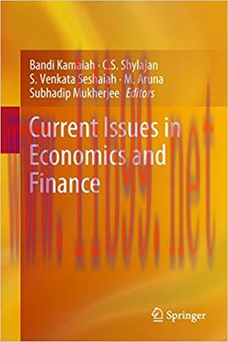 (PDF)Current Issues in Economics and Finance 1st ed. 2017 Edition
