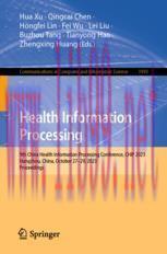 [PDF]Health Information Processing: 9th China Health Information Processing Conference, CHIP 20...