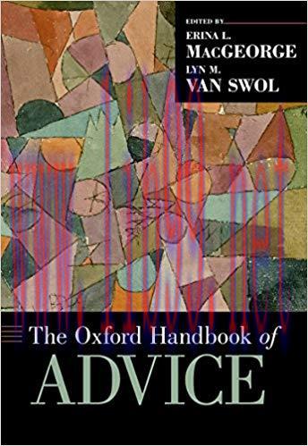 The Oxford Handbook of Advice (Oxford Handbooks)