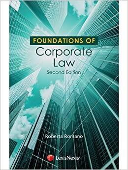 (PDF)Foundations of Corporate Law