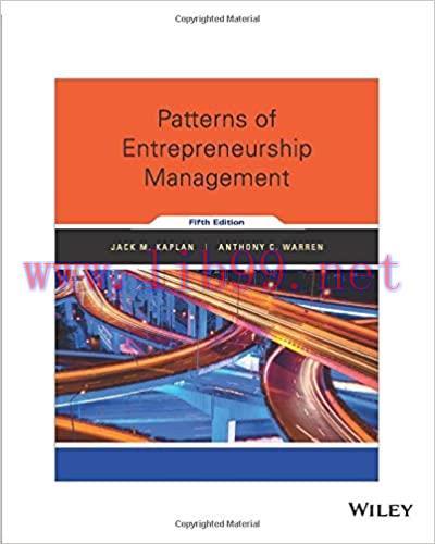 (PDF)Patterns of Entrepreneurship Management
