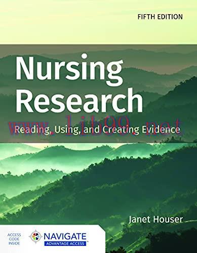 [AME]Nursing Research: Reading, Using, and Creating Evidence, 5th Edition (Original PDF)