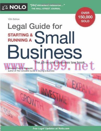 [FOX-Ebook]Legal Guide for Starting & Running a Small Business, 12th Edition