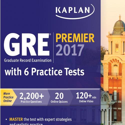 GRE Premier 2017 with 6 Practice Tests