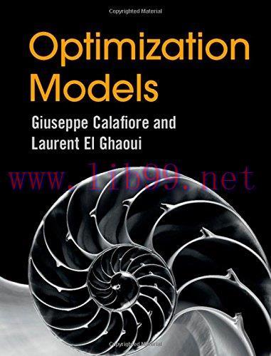 [FOX-Ebook]Optimization Models