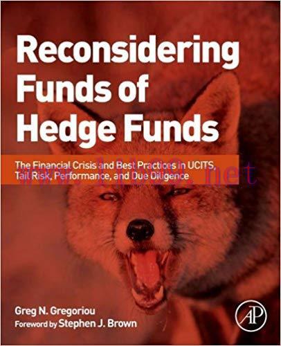 (PDF)Reconsidering Funds of Hedge Funds: The Financial Crisis and Best Practices in UCITS, Tail...