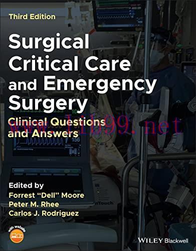 [AME]Surgical Critical Care and Emergency Surgery: Clinical Questions and Answers, 3rd Edition ...