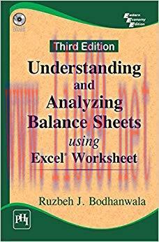 (PDF)UNDERSTANDING AND ANALYZING BALANCE SHEETS USING EXCEL WORKSHEET 3rd Edition