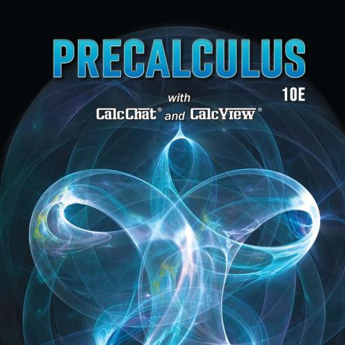 Precalculus 10th Edition by Ron Larson