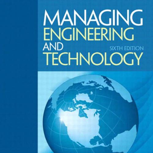 Managing Engineering and Technology 6th Edition