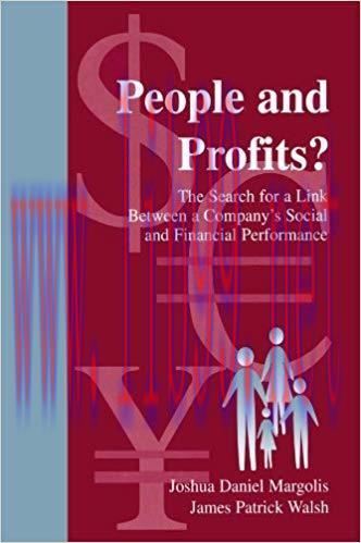 (PDF)People and Profits?: The Search for A Link Between A Company&rsquo;s Social and Financial Perfor...