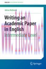 [PDF]Writing an Academic Paper in English: Intermediate Level