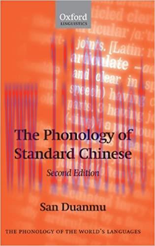 (PDF)The Phonology of Standard Chinese (The Phonology of the World&rsquo;s Languages)
