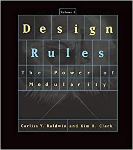 (PDF)Design Rules, Volume 1 The Power of Modularity (The MIT Press)