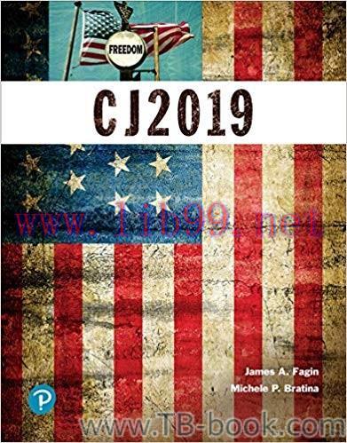 CJ 2019 1st Edition by James A. Fagin 课本