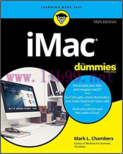 iMac For Dummies 10th Edition,