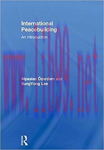 (PDF)International Peacebuilding: An introduction