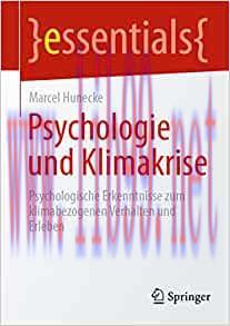 [AME]Psychologie und Klimakrise: Psychologische Erkenntnisse zum klimabezogenen Verhalten und E...