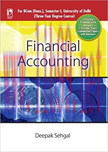 (PDF)Financial Accounting (For Delhi University, Sem. I)