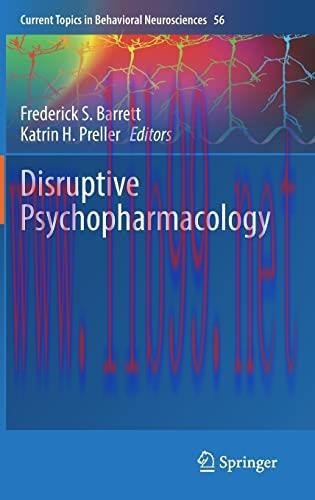 [AME]Disruptive Psychopharmacology (Current Topics in Behavioral Neurosciences, 56) (Original P...