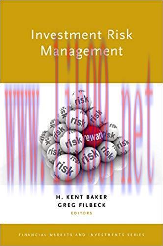 (PDF)Investment Risk Management (Financial Markets and Investments) 1st Edition