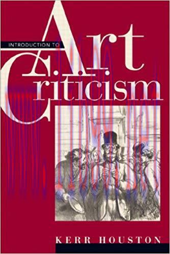 (PDF)An Introduction to Art Criticism: Histories, Strategies, Voices 1st Edition