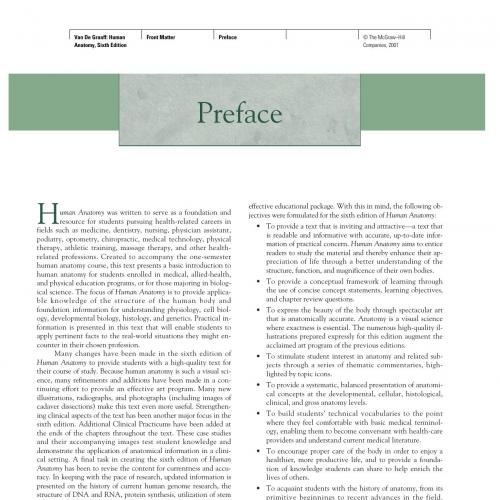 Van De Graaff Human Anatomy 6th - Wei Zhi