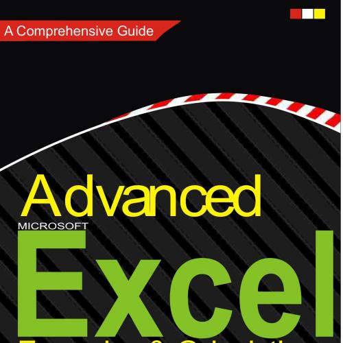 Advanced Excel B06XHLB2PZ