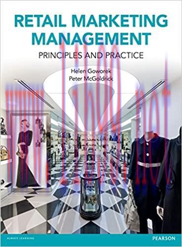 (PDF)Retail Marketing Management: Principles and Practice